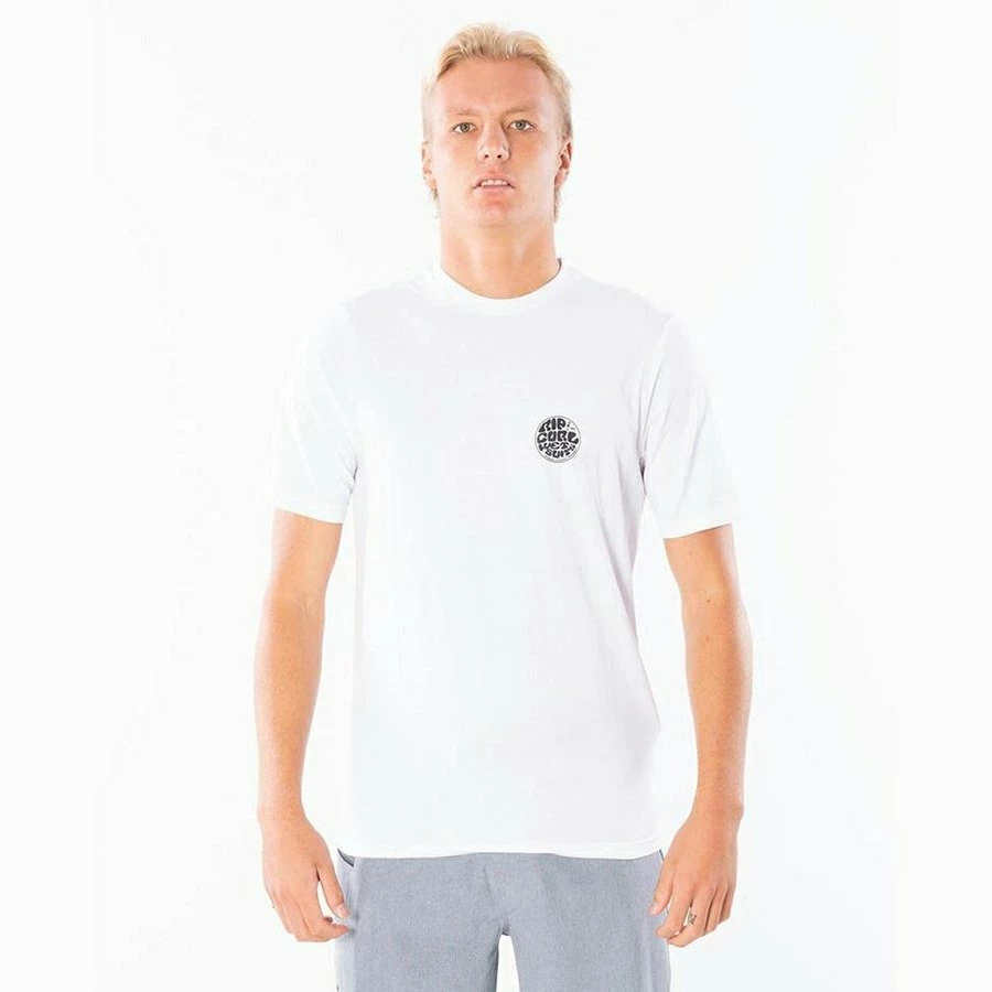 Tee-shirt Rip Curl UV Wettie Logo S/SL - White 3 Tee-shirt Rip Curl UV Wettie Logo S/SL - White