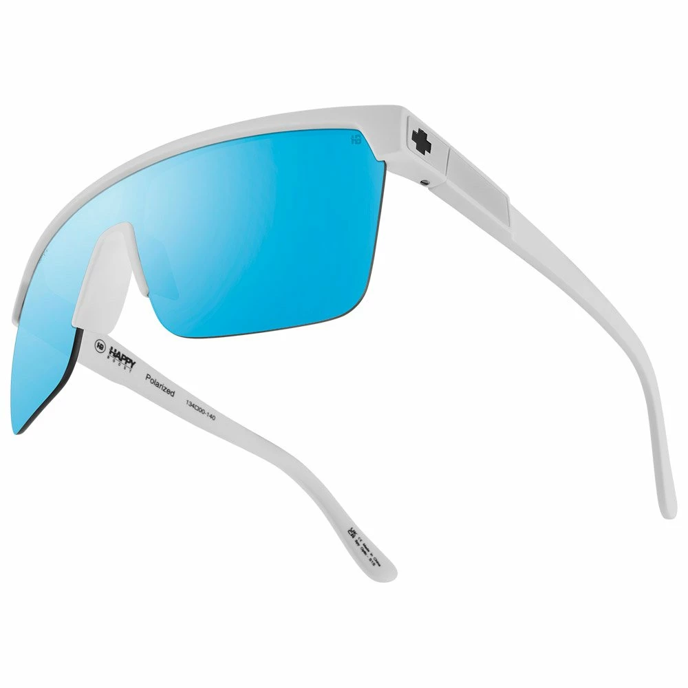 Lunettes De Soleil Spy Flynn 50/50 Matte White Happy Boost Bronze Polar Ice Blue Spectra Mirror 8 Lunettes De Soleil Spy Flynn 50/50 Matte White Happy Boost Bronze Polar Ice Blue Spectra Mirror – Image 6