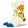 Chaussettes Stance Crew Sock Happy Fields Offwhite