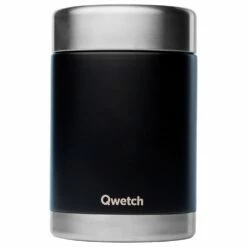 Boîte Alimentaire Qwetch Boîte Repas Isotherme Inox 600ml Noir