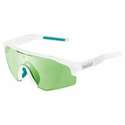 Lunettes De Soleil Bolle Lightshifter White Matte Glaz Phantom Clear Green