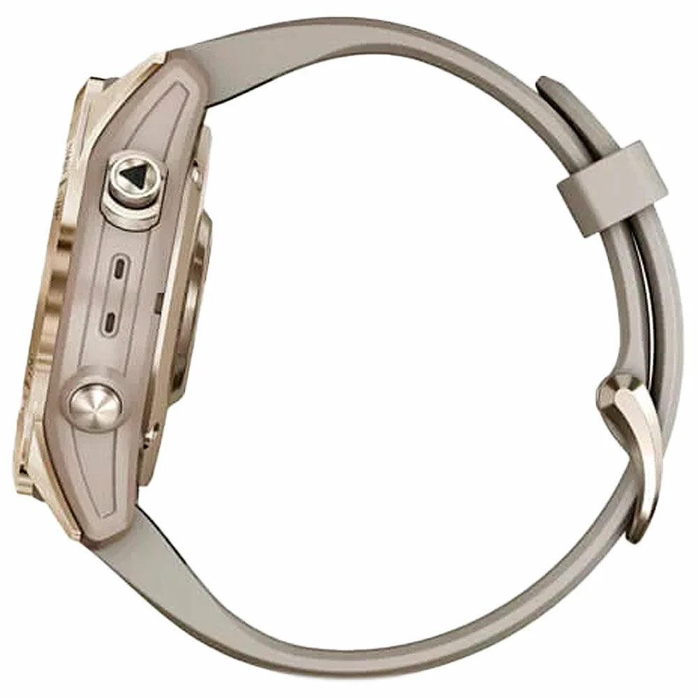 Montres GPS Garmin Fenix 7S Sapphire Solar Edition Cream Light Gold Titan 4 Montres GPS Garmin Fenix 7S Sapphire Solar Edition Cream Light Gold Titan – Image 2