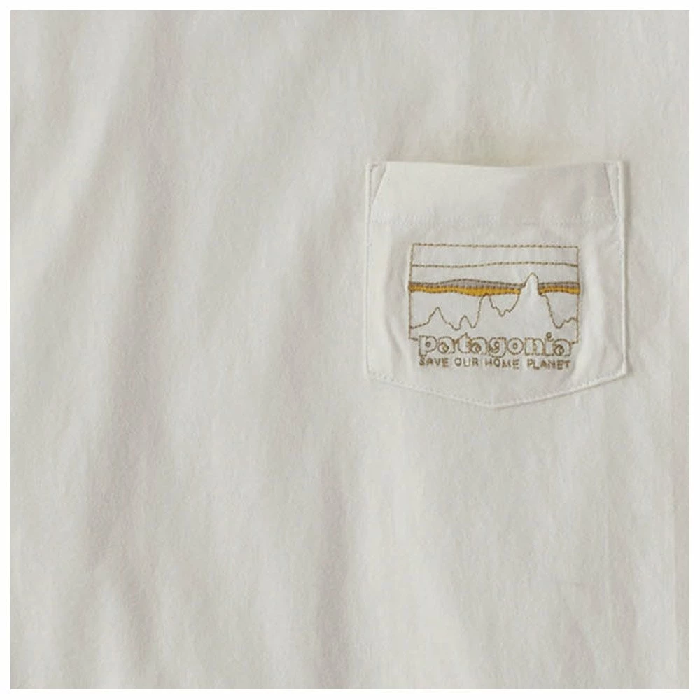 Tee-shirt Patagonia Women's 73 Skyline Organic Easy Cut Birch White 6 Tee-shirt Patagonia Women's 73 Skyline Organic Easy Cut Birch White – Image 4
