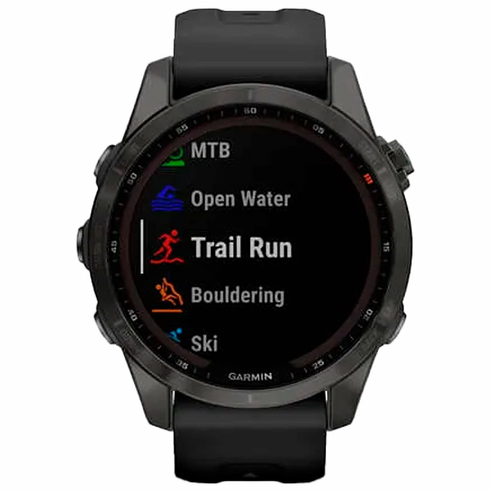Montres GPS Garmin Fenix 7S Sapphire Solar Edition Carbon Gray Black 7 Montres GPS Garmin Fenix 7S Sapphire Solar Edition Carbon Gray Black – Image 5
