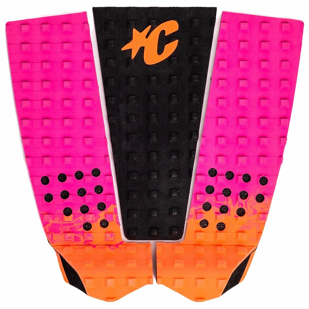 Pad Surf Creatures Italo Ferreira Lite Ecopure Fluro Red Fade Pink Black 3 Pad Surf Creatures Italo Ferreira Lite Ecopure Fluro Red Fade Pink Black