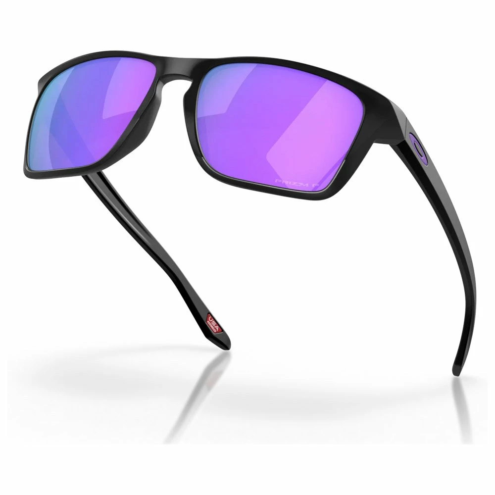 Lunettes De Soleil Oakley Sylas Matte Black Prizm Violet Polarized 5 Lunettes De Soleil Oakley Sylas Matte Black Prizm Violet Polarized – Image 3