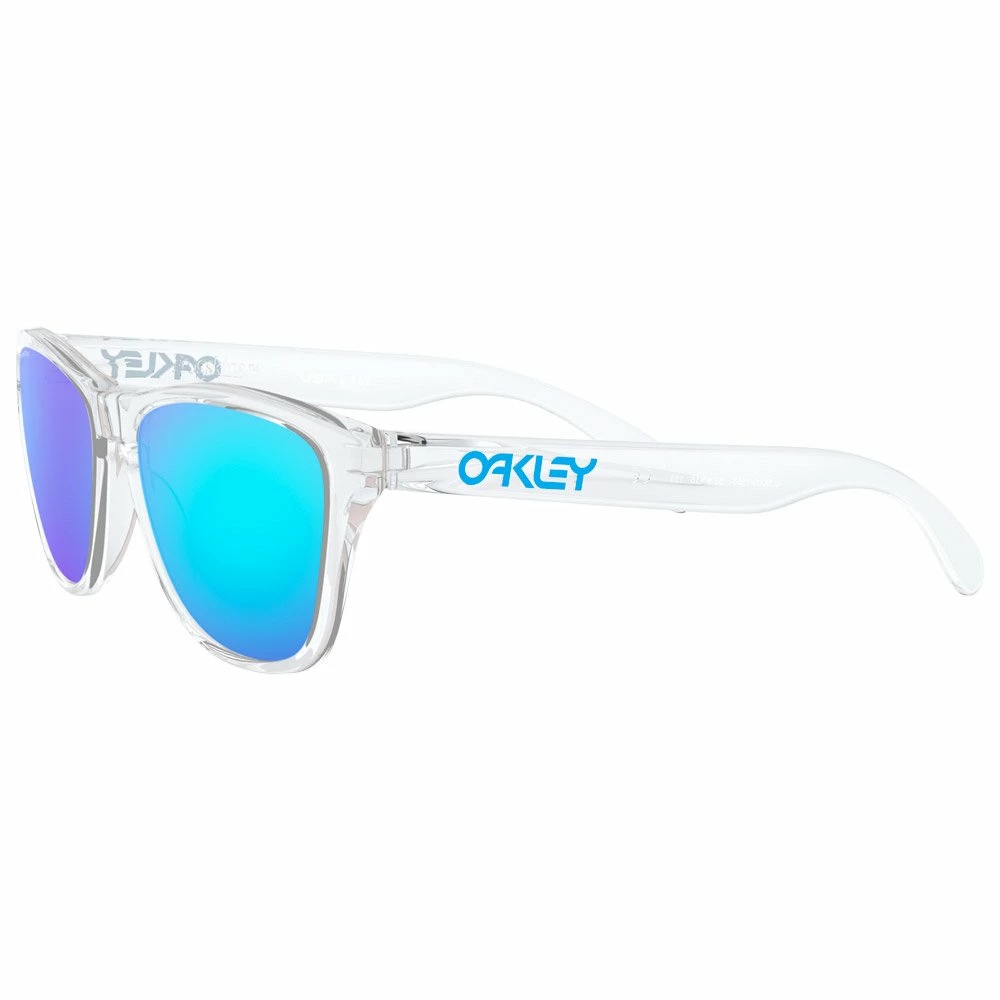 Lunettes De Soleil Oakley Frogskins Xs Polished Clear Prizm Sapphire 4 Lunettes De Soleil Oakley Frogskins Xs Polished Clear Prizm Sapphire – Image 2