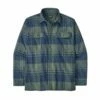 Chemise Patagonia Long Sleeved Organic Cotton Flannel Live Oak Hemlock Green