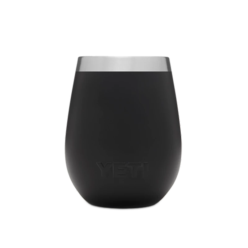 Verre Yeti Rambler 10 Oz Wine Tumbler Black 5 Verre Yeti Rambler 10 Oz Wine Tumbler Black – Image 3