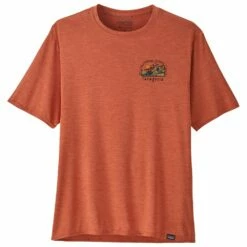 Tee-shirt Patagonia Capilene Cool Daily Graphic Shirt Land Lost And Found Quartz Coral
