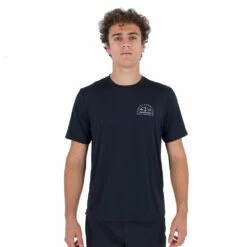 Tee-shirt Hurley Everyday Hybrid UPF 50+ SS Black