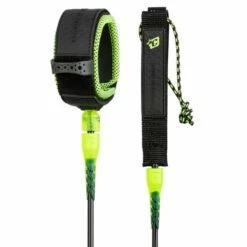 Leash Surf Creatures Of Leisure Relliance Lite - Black Lime - 6'0" / 183 Cm