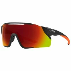 Lunettes De Soleil Smith Attack Mag MTB Matte Black Cinder Chromapop Red Mirror