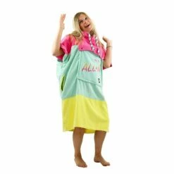 Poncho Surf All-In V Beach Crew - 80ies / Pink
