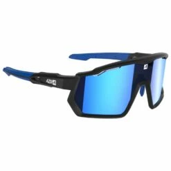 Lunettes De Soleil AZR Pro Race Rx Mat Noir Multicouche Bleu