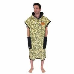 Poncho Surf All-In Classic Beach Crew - Camo Smoke / Black Waffle