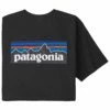 Tee-shirt Patagonia P-6 Logo Responsibili-tee Black