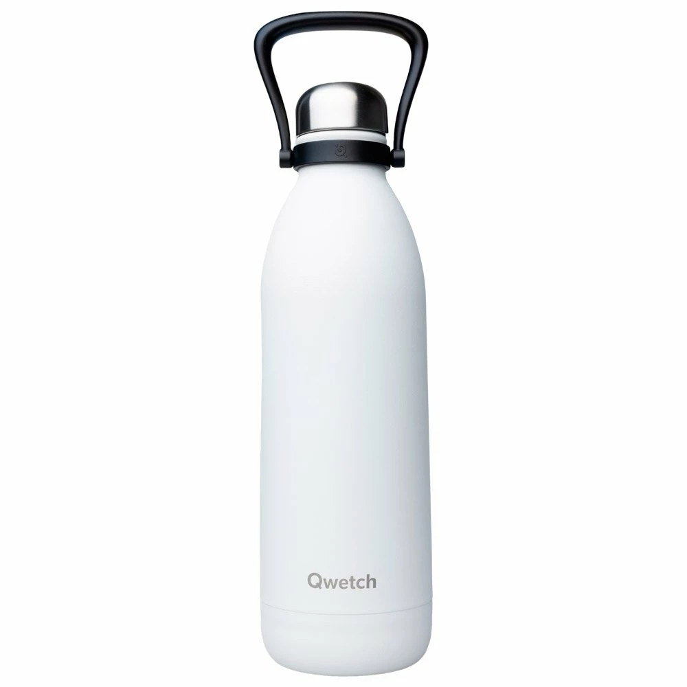 Gourde Qwetch Bouteille Isotherme Titan 1.5L Matt Blanc 3 Gourde Qwetch Bouteille Isotherme Titan 1.5L Matt Blanc