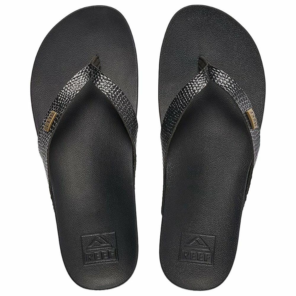 Tongs Reef Cushion Court Black Sassy 3 Tongs Reef Cushion Court Black Sassy