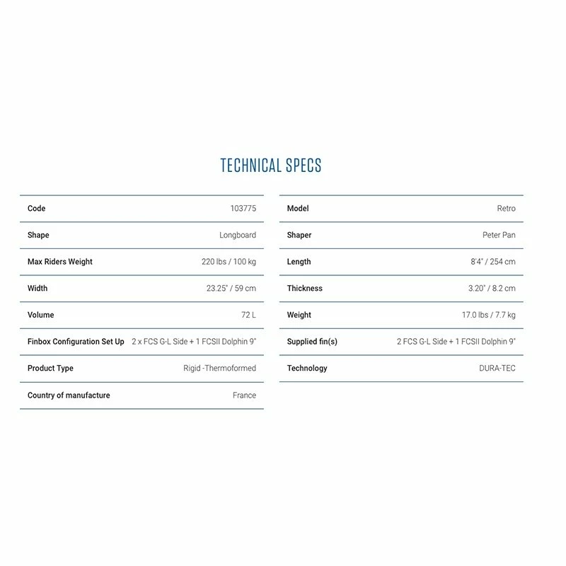 TAHE Pack Surf X Bic Magnum - 8'4" / 254 Cm - 8'4" / 254 Cm 4 TAHE Pack Surf X Bic Magnum - 8'4" / 254 Cm - 8'4" / 254 Cm – Image 2