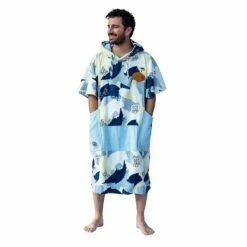 Poncho Surf All-In V Beach Crew - Camo / Navy Blue