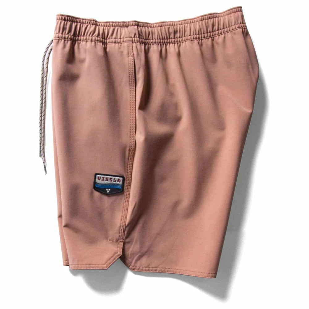 Boardshort Vissla Solid Sets 17.5" Clay 4 Boardshort Vissla Solid Sets 17.5" Clay – Image 2