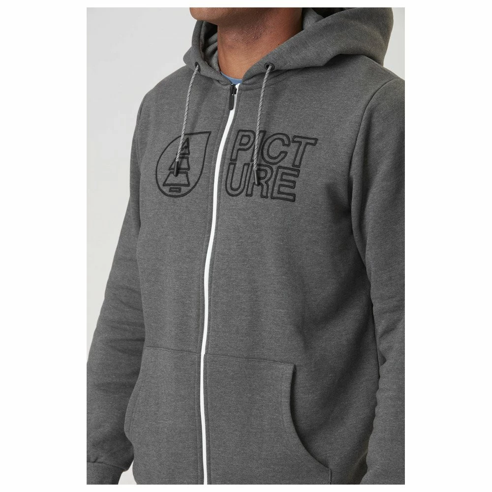 Sweat Picture Basement Zip Hoodie Dark Grey Melange 11 Sweat Picture Basement Zip Hoodie Dark Grey Melange – Image 9