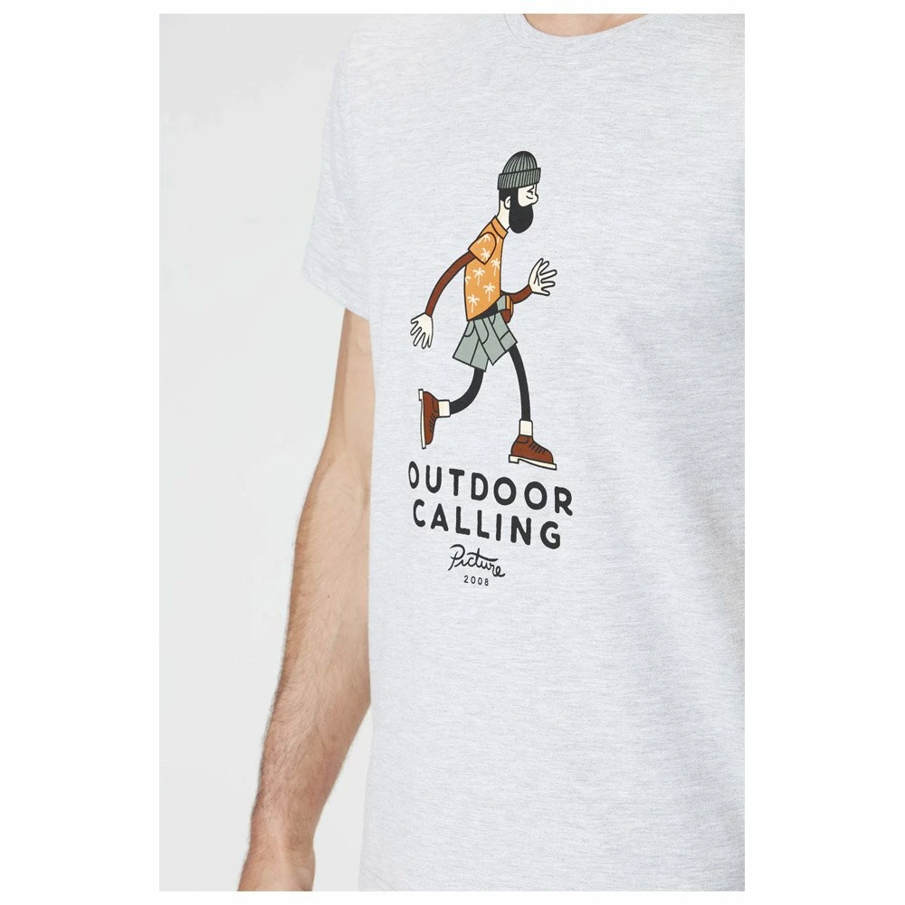 Tee-shirt Picture Murray Grey Melange 9 Tee-shirt Picture Murray Grey Melange – Image 7