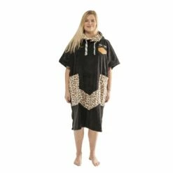 Poncho Surf All-In V Beach Crew - Black / Leopard