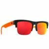 Lunettes De Soleil Spy Discord 50/50 Soft Matte Black Translucent Orange Happy Gray Green Orange Spectra Mirror