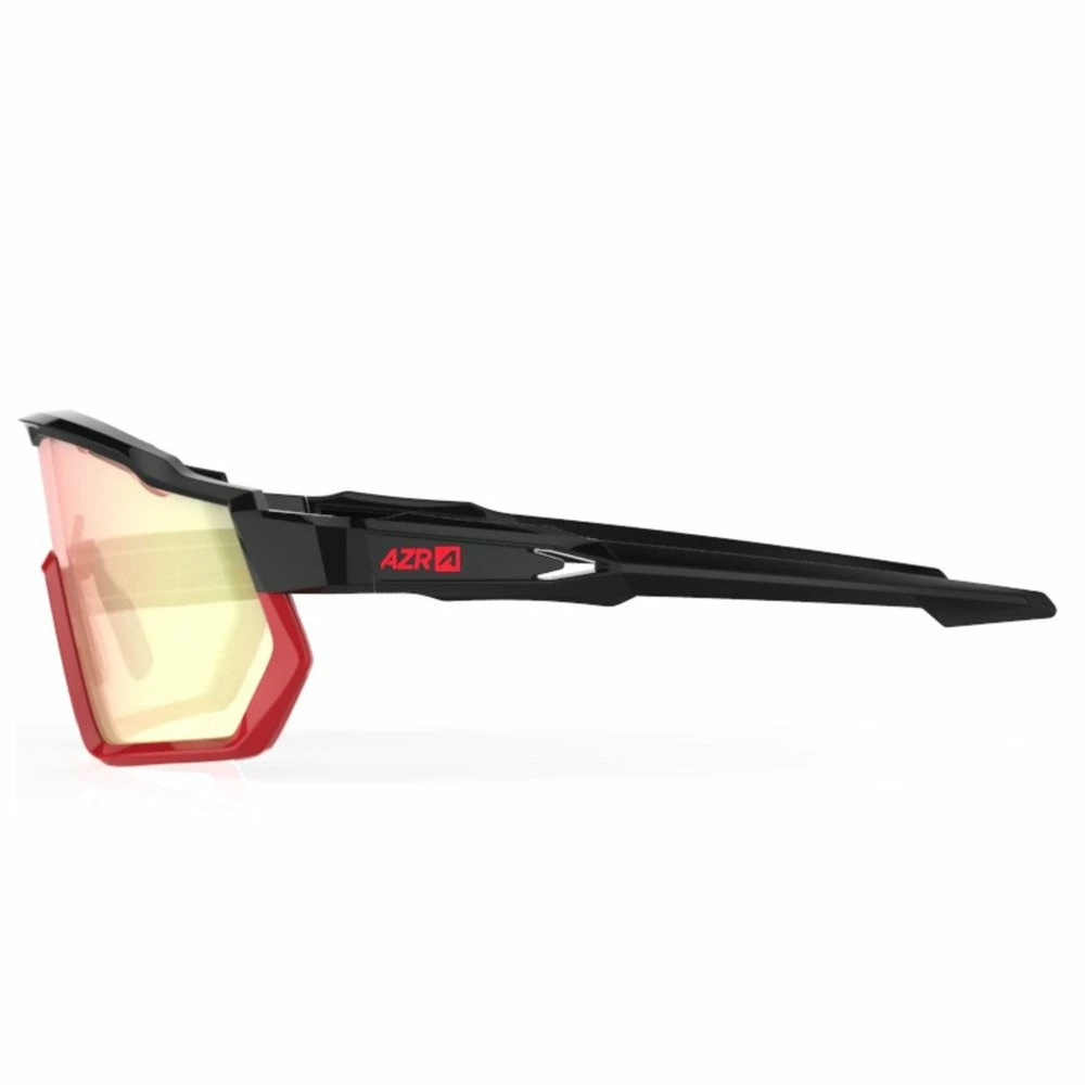 Lunettes De Soleil AZR Pro Race Rx Vernie Noir Rouge Irisé Rouge Photochromic 4 Lunettes De Soleil AZR Pro Race Rx Vernie Noir Rouge Irisé Rouge Photochromic – Image 2