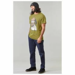 Tee-shirt Picture Trotso Army Green -Surfen Geschäft f074cadc612f50fd736821390922c0fffc524931 H23PICTTEH2264959 5