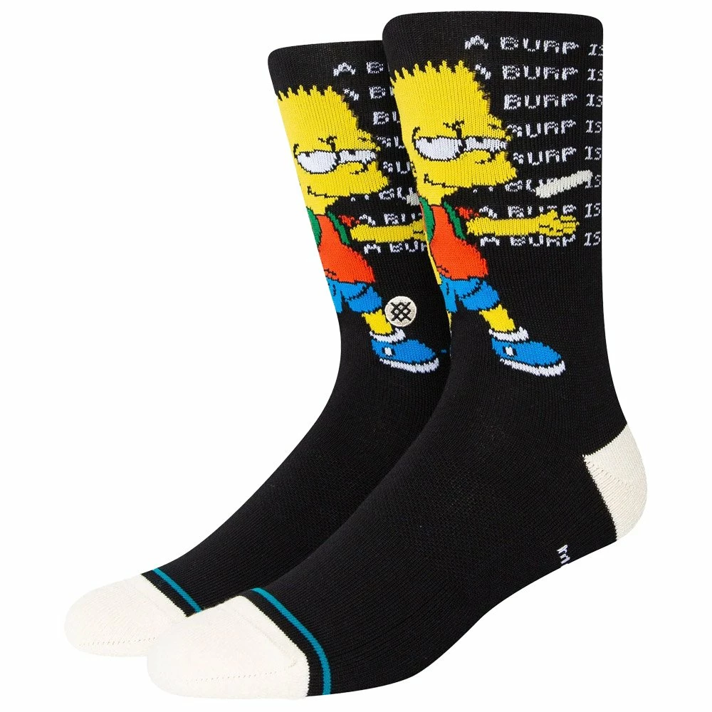 Chaussettes Stance Crew Sock Troubled Black 3 Chaussettes Stance Crew Sock Troubled Black