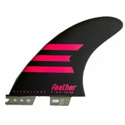 Ailerons Surf Feather Fins Ultralight 3 Dérives Black
