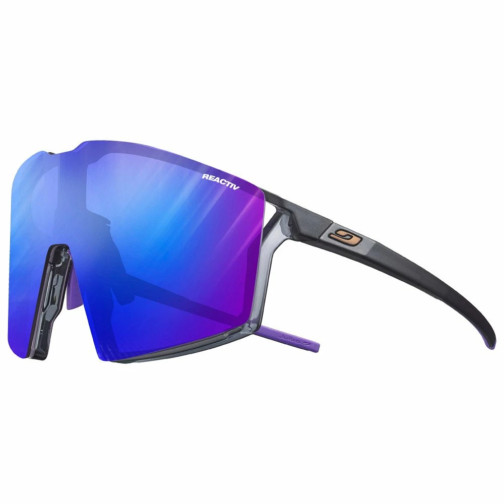 Lunettes De Soleil Julbo Edge Translucide Mat Noir Violet Reactiv 1-3 High Contrast + Spectron 0 3 Lunettes De Soleil Julbo Edge Translucide Mat Noir Violet Reactiv 1-3 High Contrast + Spectron 0