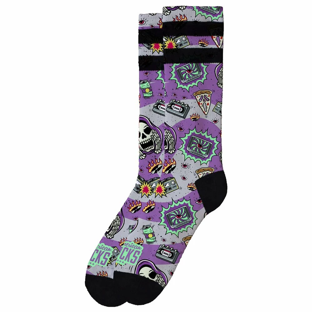Chaussettes American Socks The Original Signature Horror Time 3 Chaussettes American Socks The Original Signature Horror Time