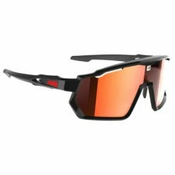 Lunettes De Soleil AZR Pro Race Rx Noire Vernie Rouge Multicouche