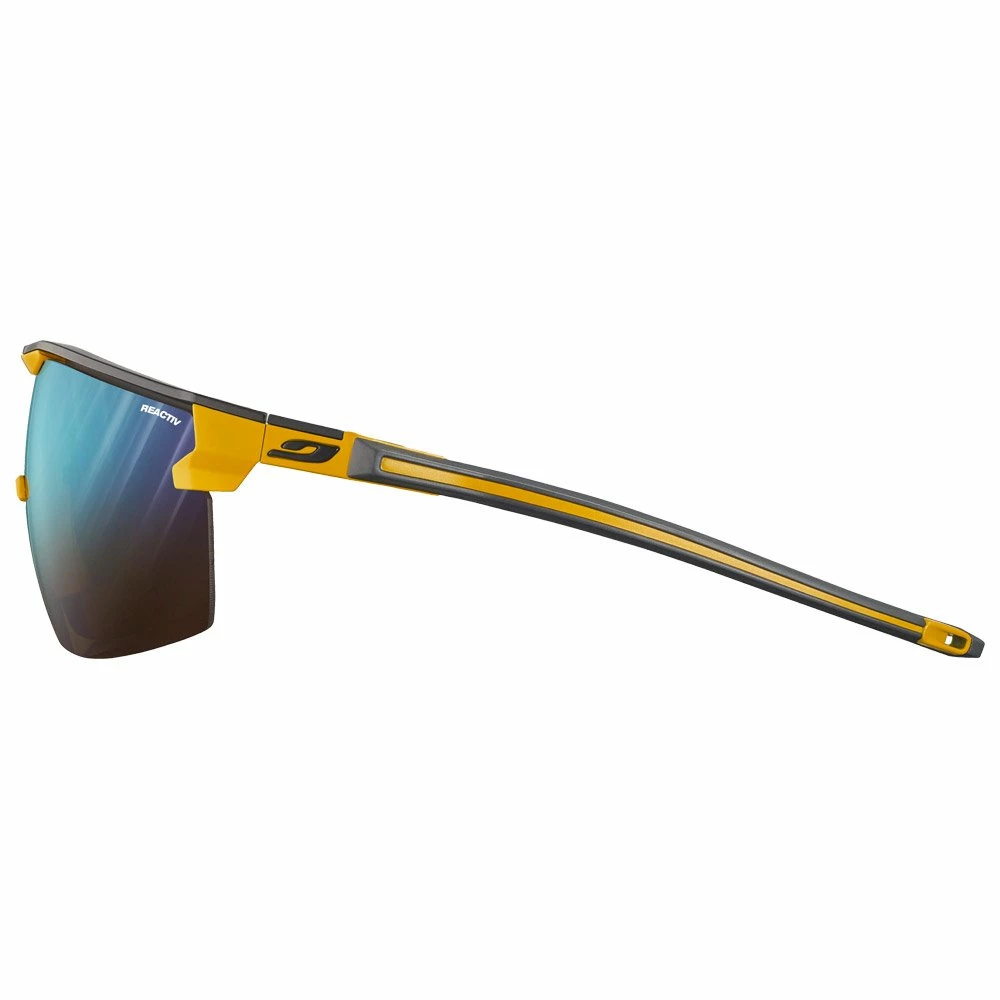 Lunettes De Soleil Julbo Ultimate Cover Mat Jaune Noir Reactiv 2-4 4 Lunettes De Soleil Julbo Ultimate Cover Mat Jaune Noir Reactiv 2-4 – Image 2