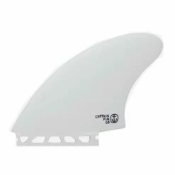 Ailerons Surf Captain Fin Captain Twin Keel Fiber Glass - White - 2 Dérives