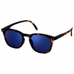 Lunettes De Soleil Izipizi Junior Sun #E Tortoise Soft Blue Mirror