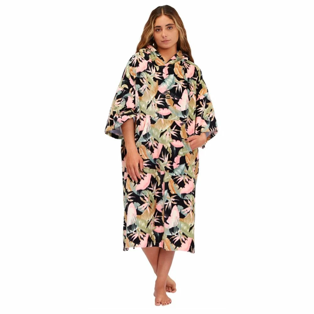 Poncho Surf Billabong Womens Hooded Jungle Night 3 Poncho Surf Billabong Womens Hooded Jungle Night