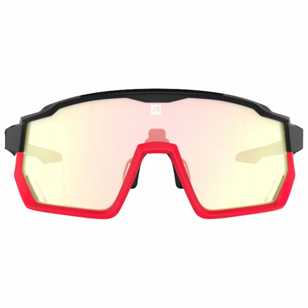 Lunettes De Soleil AZR Pro Race Rx Vernie Noir Rouge Irisé Rouge Photochromic 6 Lunettes De Soleil AZR Pro Race Rx Vernie Noir Rouge Irisé Rouge Photochromic – Image 4