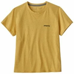 Tee-shirt Patagonia P-6 Logo Responsibili-Tee Surfboard Yellow