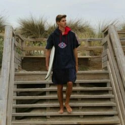 Poncho Surf Saint-Jacques Saint Jacques - Blue Line -Surfen Geschäft ff2e116d518555ca15ec89e83a6cf1a04f7d759a E22SAINWAT72165 STJQ0090194 3